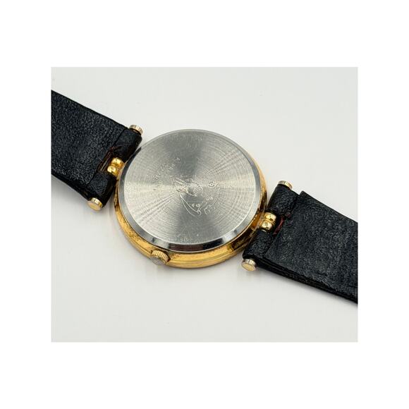 Vintage GUCCI #3228 Unisex Quartz Gold Enamel Wrist Watch NEW BATTERY main image 6